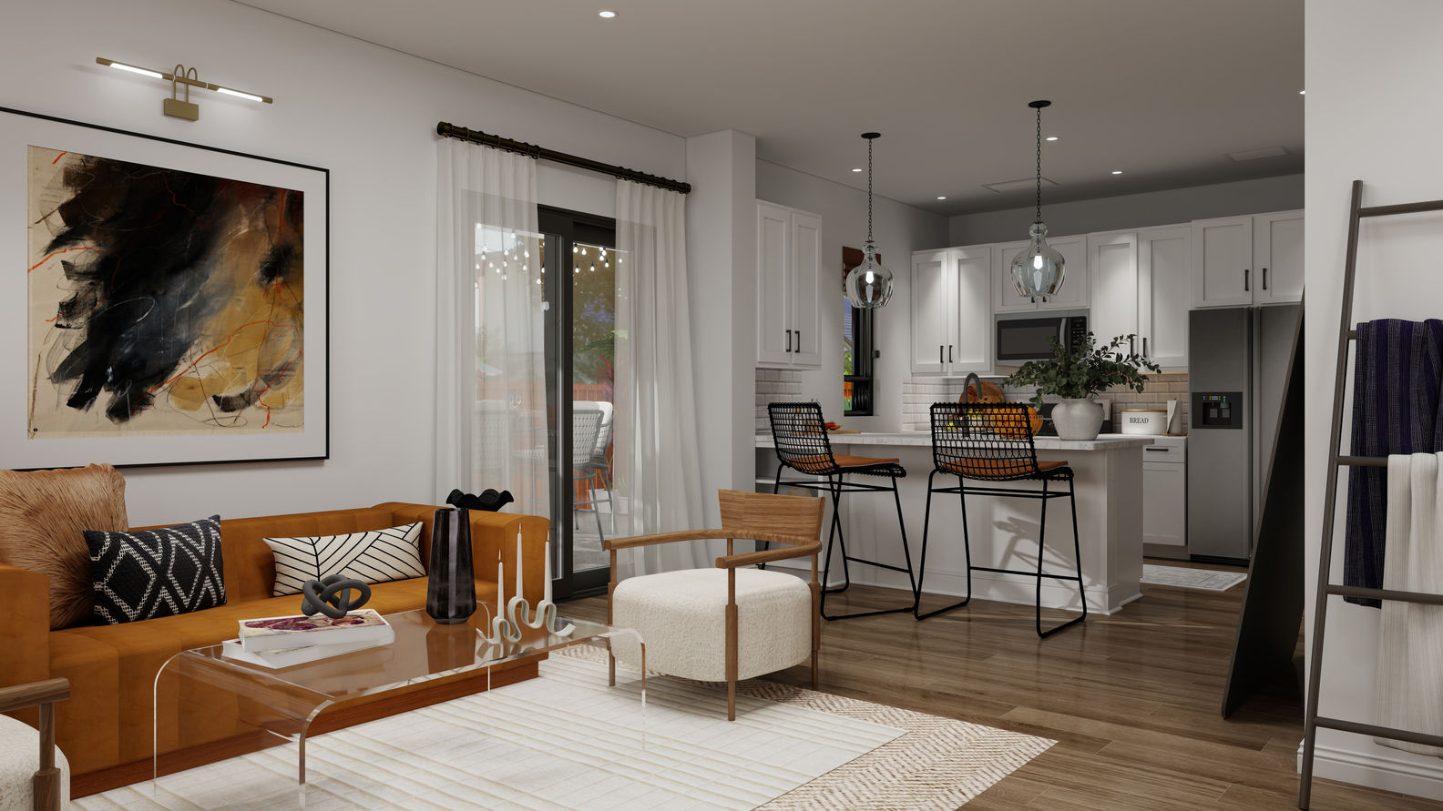 Modern Contemporary Apartment Model Design | Fort Worth, TX